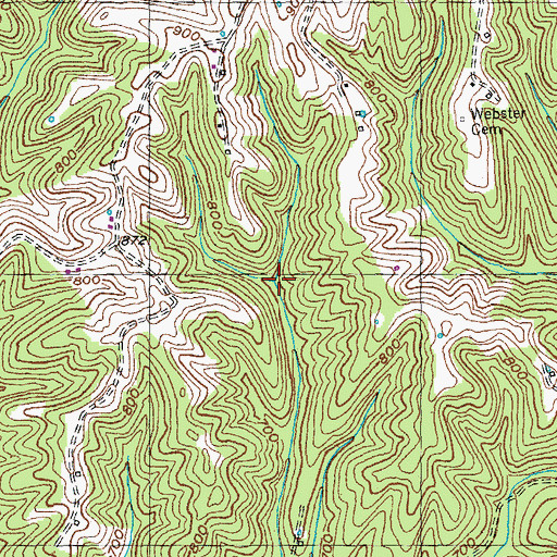 Topographic Map of Claxton School (historical), KY