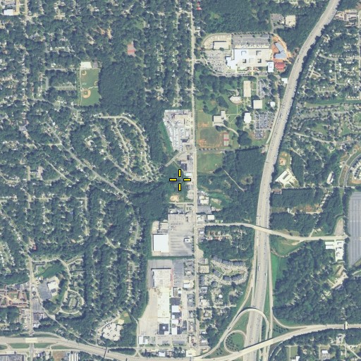 Aerial/Satellite Image of Perkerson Creek, GA