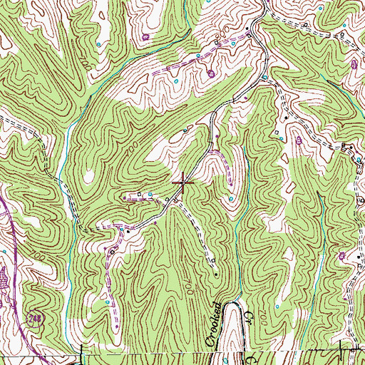 Topographic Map of Cook School (historical), KY