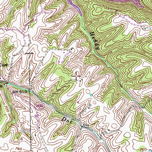 Topographic Map of Fairview School (historical), KY