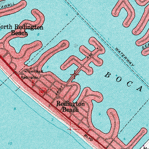 Topographic Map of Causeway Park, FL