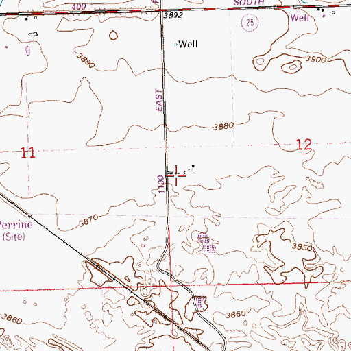 Topographic Map of F Pipeline, ID