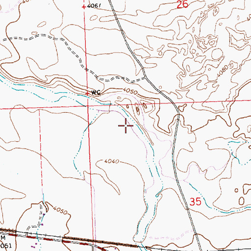 Topographic Map of Hazelton B Spill, ID