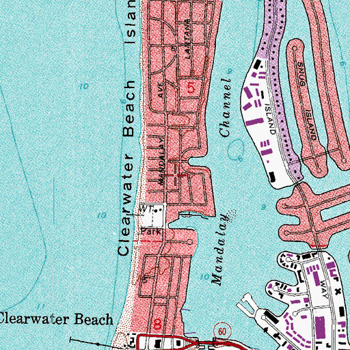 Topographic Map of McKay Playfield, FL