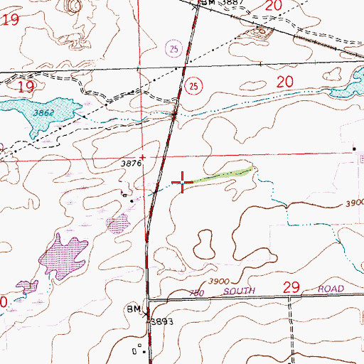 Topographic Map of C-Spill, ID