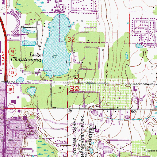 Topographic Map of Soule Road Park, FL