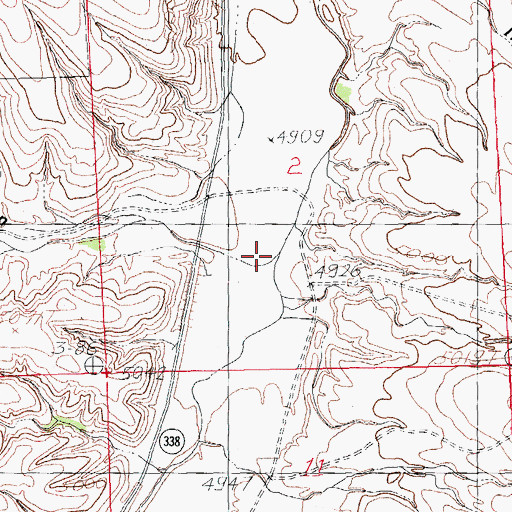 Topographic Map of The Seep, NM