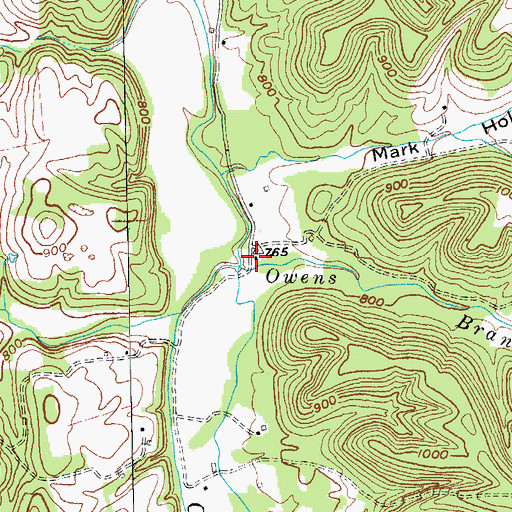 Topographic Map of Goose Creek School (historical), KY