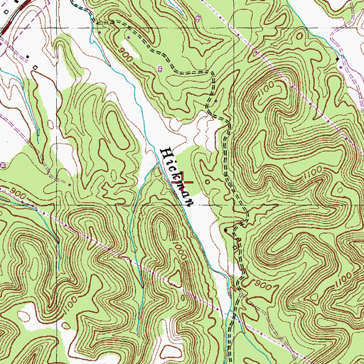 Topographic Map of Lake Liberty, KY