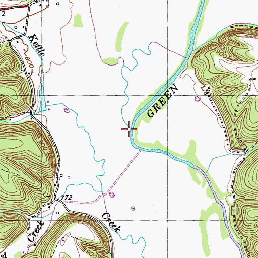 Topographic Map of Neal Post Office (historical), KY