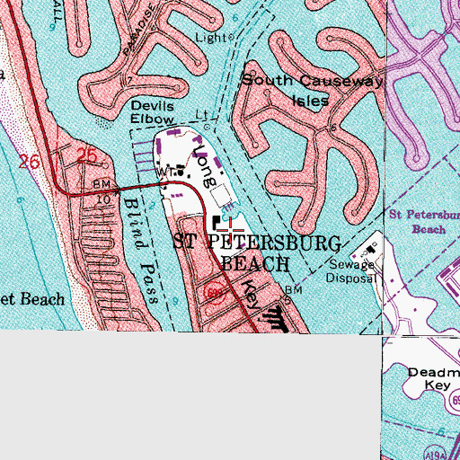 Topographic Map of Egan Park, FL
