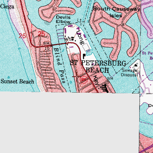 Topographic Map of Weckesser Park, FL