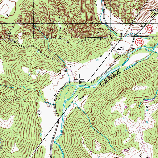 Topographic Map of Collins School (historical), KY