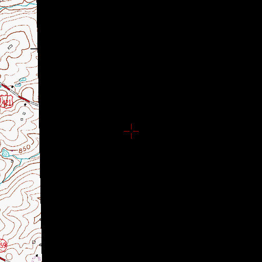 Topographic Map of Mount Pleasant Baptist Church (historical), KY