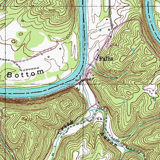 Topographic Map of River Dale Landing (historical), KY