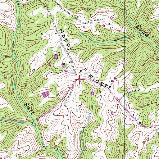 Topographic Map of Sewell School (historical), KY