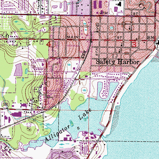 Topographic Map of Ian Tilmann Skatepark, FL