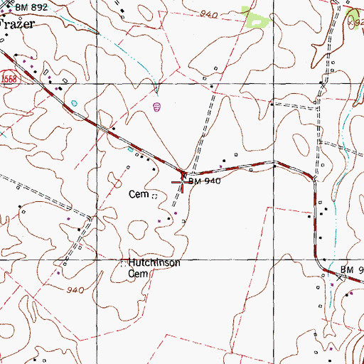 Topographic Map of Strawberry School (historical), KY