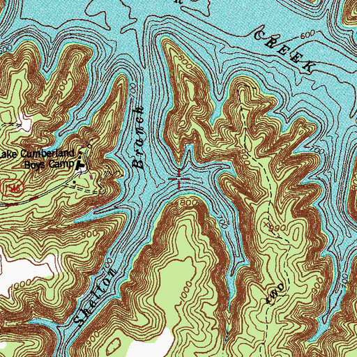 Topographic Map of The Lonnie Hollow (historical), KY