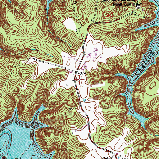 Topographic Map of Wild Kitchen, KY