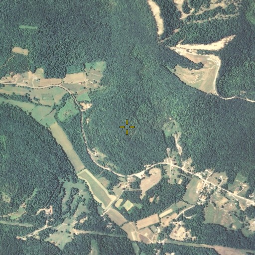 Aerial/Satellite Image of Clay Hill, KY