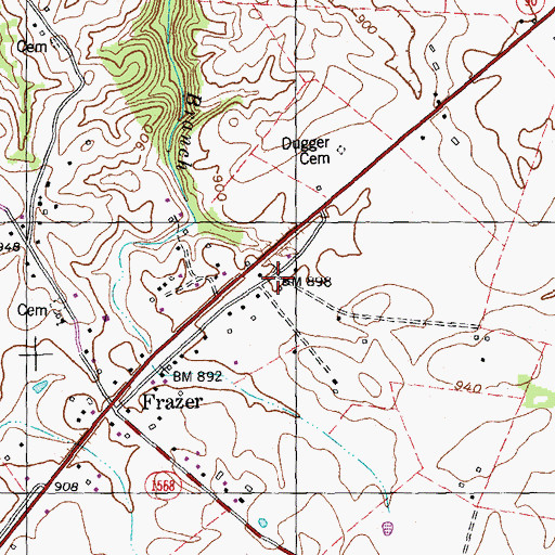 Topographic Map of Corbit Family Cemetery, KY
