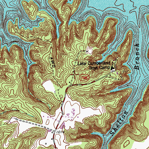 Topographic Map of Dogtown (historical), KY