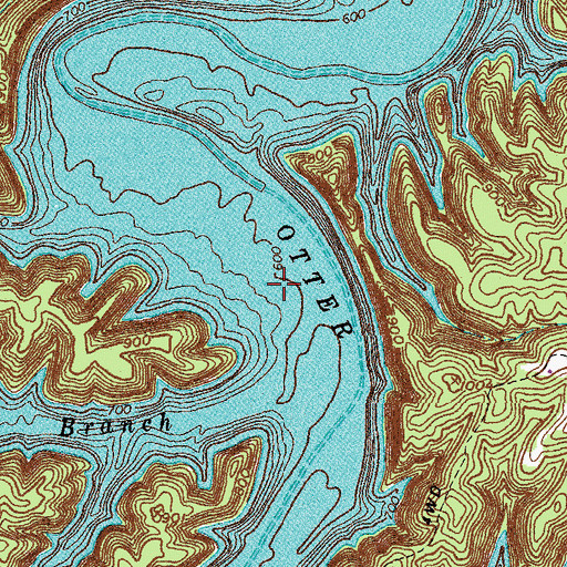 Topographic Map of Dryden Post Office (historical), KY