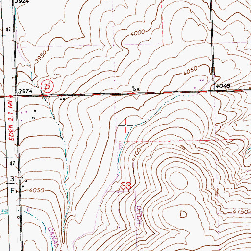 Topographic Map of Lateral C-53, ID