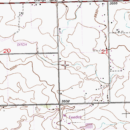 Topographic Map of Lateral J-3, ID