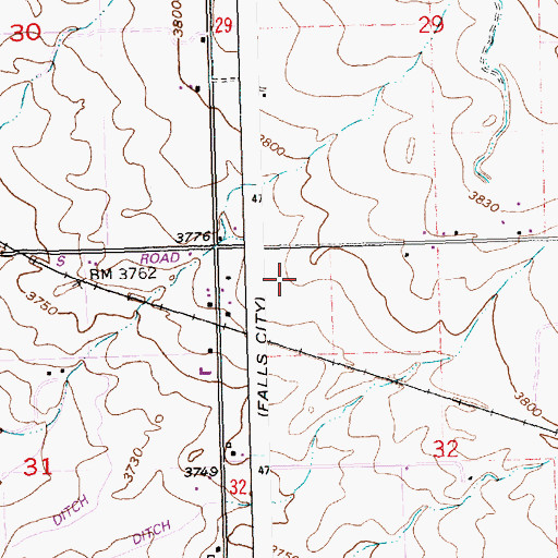 Topographic Map of Lateral L-26, ID