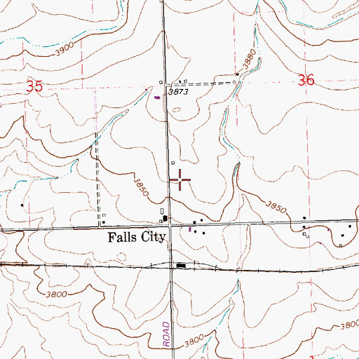 Topographic Map of Lateral L-16, ID