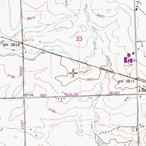 Topographic Map of Lateral L-18, ID