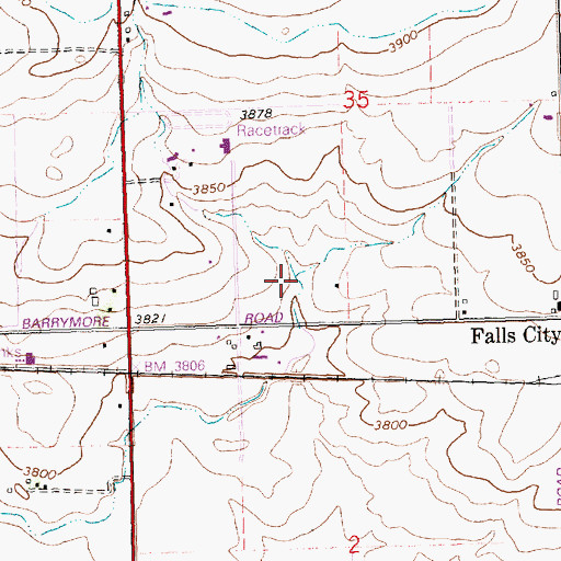 Topographic Map of Lateral L-2, ID