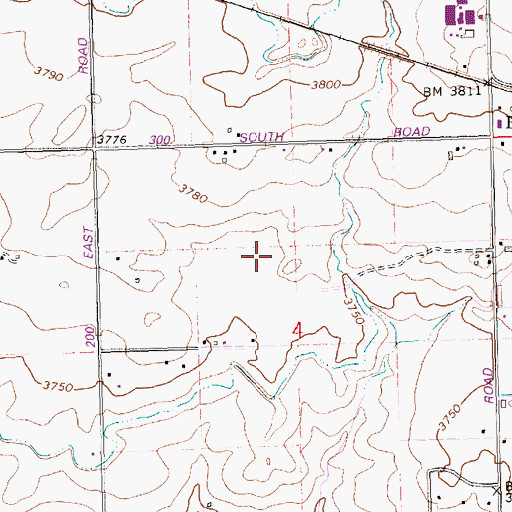 Topographic Map of Lateral L-21, ID