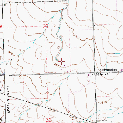 Topographic Map of Lateral L-26, ID