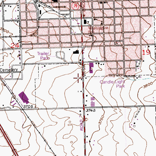 Topographic Map of Lateral L-31, ID
