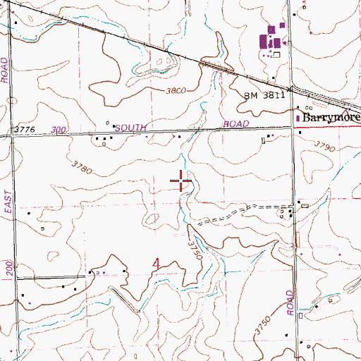 Topographic Map of Lateral L-5, ID