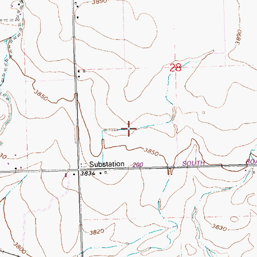 Topographic Map of Lateral L-7, ID