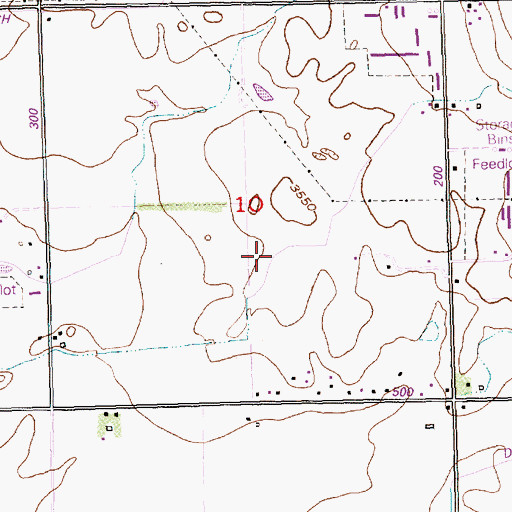 Topographic Map of Lateral N-24, ID
