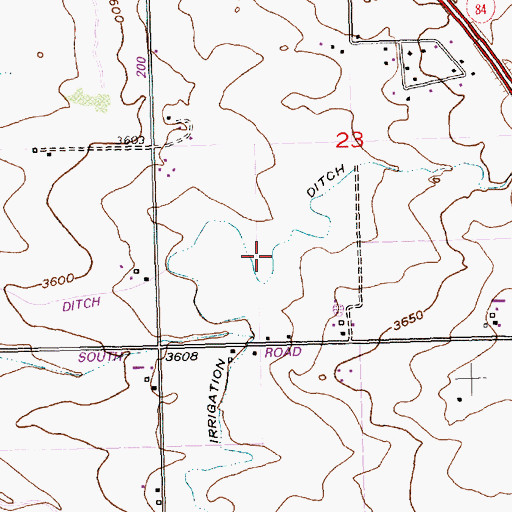Topographic Map of Lateral N-3, ID