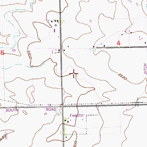 Topographic Map of Lateral N-9, ID