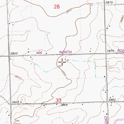 Topographic Map of Lateral R-2, ID