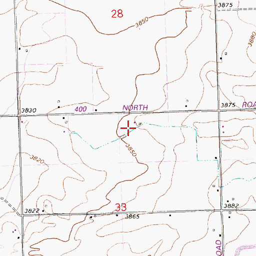 Topographic Map of Lateral R-2, ID