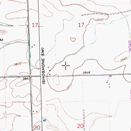 Topographic Map of Lateral R-22, ID