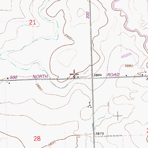 Topographic Map of Lateral R-5, ID
