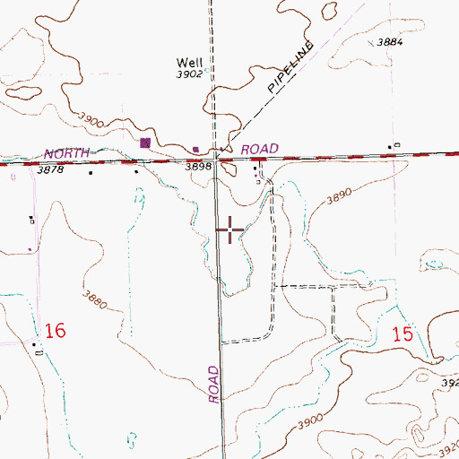 Topographic Map of Lateral R-6, ID