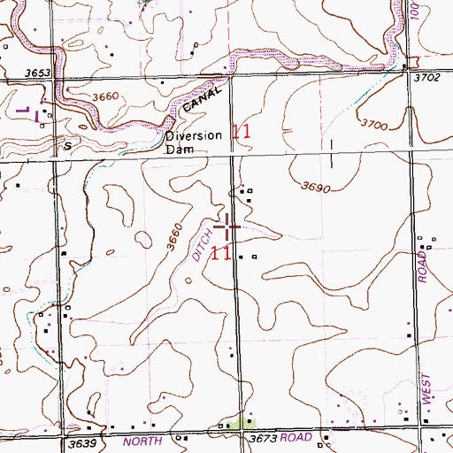 Topographic Map of Lateral S-1, ID