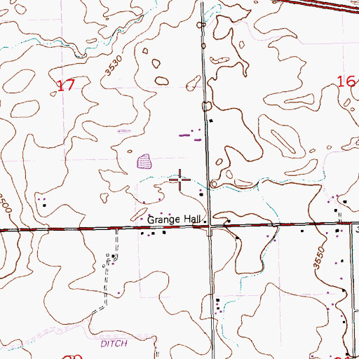 Topographic Map of Lateral S-17, ID