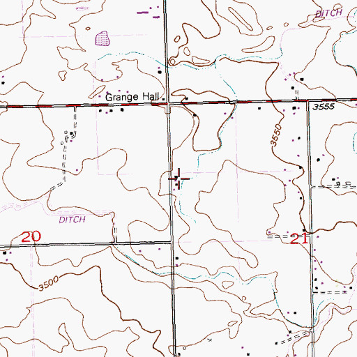 Topographic Map of Lateral S-18, ID
